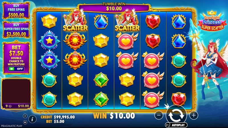 Starlight Princess Super Scatter Tema