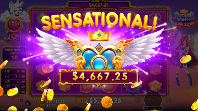 Starlight Princess Super Scatter Wilds